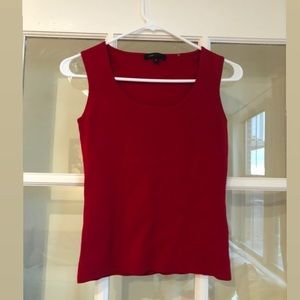 BCBG Max Azria Womens Red Top Shirt S